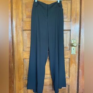Lane Bryant wide leg black trousers.